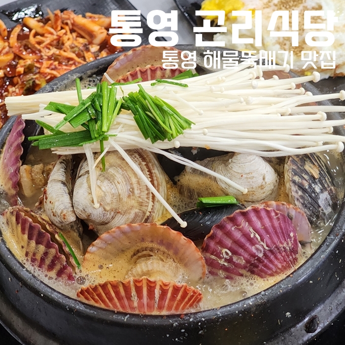  통영 해물뚝배기 현지인 맛집, 곤리식당 내 돈 내 먹 후기