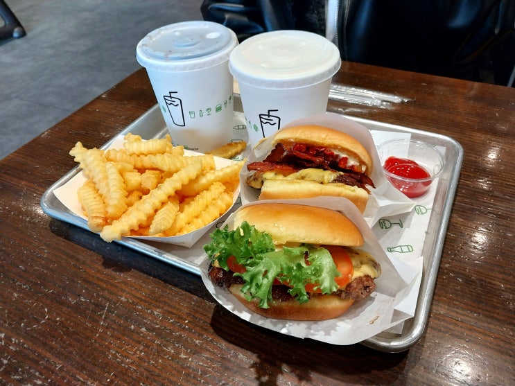  [고양 스타필드 먹거리 맛집] 쉐이크쉑 스타필드 고양점(쉑쉑버거 메뉴/쉐이크 추천)
