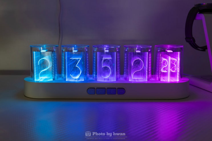 RGB LED 진공관 탁상시계 알리익스프레스 구매후기 #내돈내산