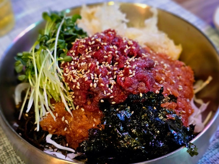  부산 신평<천지를먹다>마장동육회물회가 기깔나는 사하구맛집