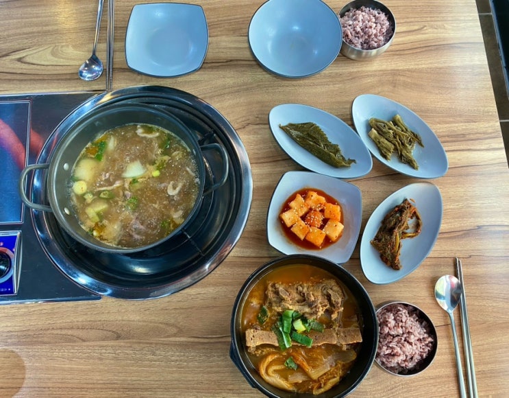 [김해/삼문동] 부모님과 같이 가기 좋은 보양식 오리탕 맛집 :: 통뼈감자탕 무등산오리탕