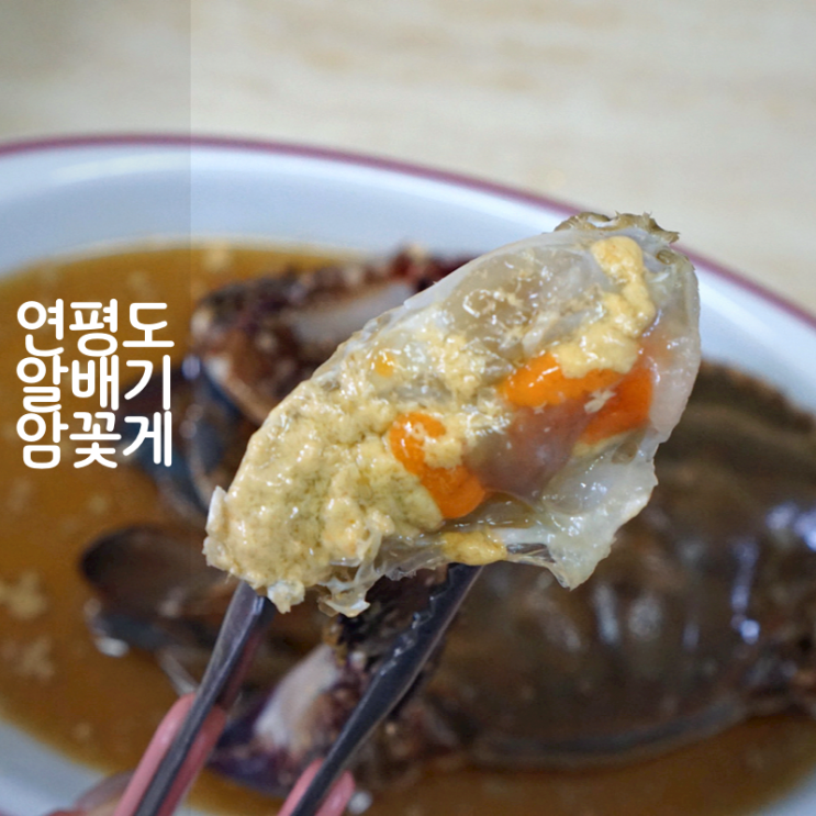 인천 연평도 알배기 암꽃게 제철 간장게장 비빔밥