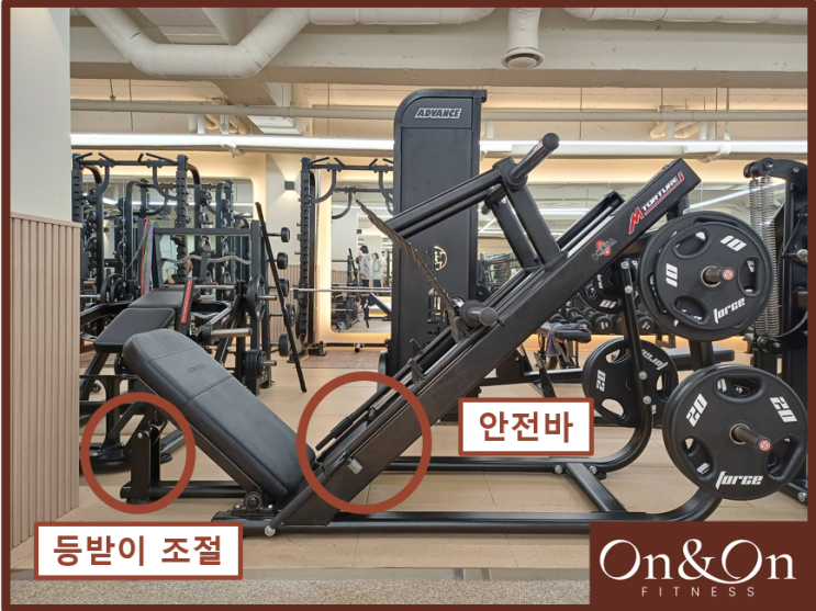  파워 레그프레스 머신의 자세와 무게설정,사용법/ 하체근력 운동 추천