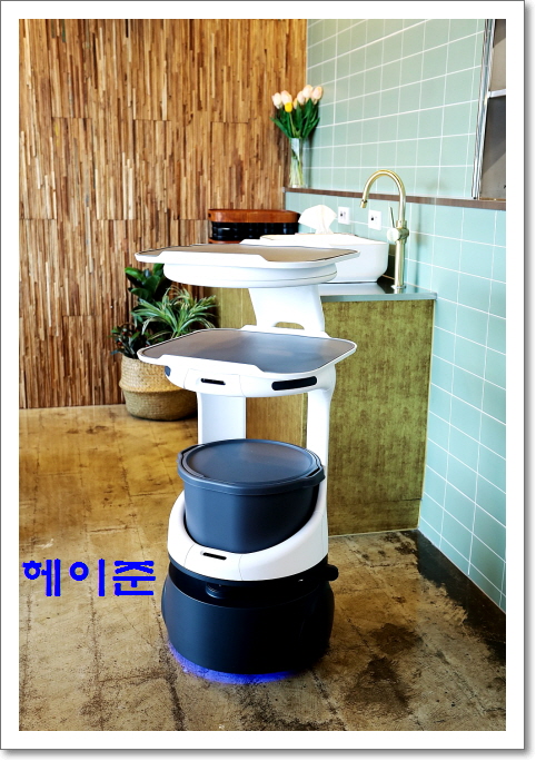  KT AI 서빙 로봇이 서빙해주는 파주 헤이 준 쌀국수 먹고 왔습니다.