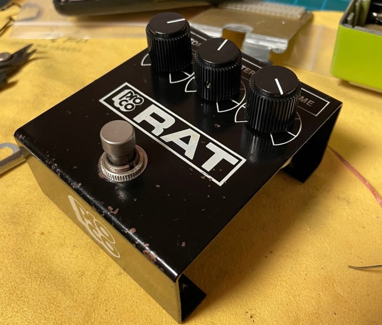  1986 Proco Rat 프로코 랫 블랙페이스 복원수리 - 가변저항, 노브