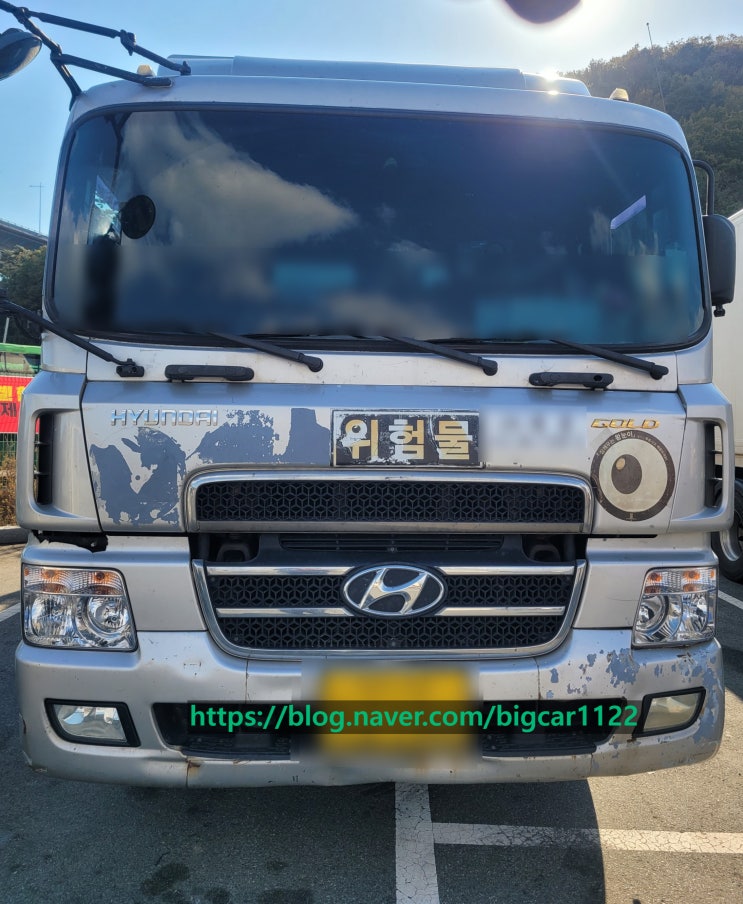  현대 파워텍 탱크로리 LF브로스 무시동 히터 장착
