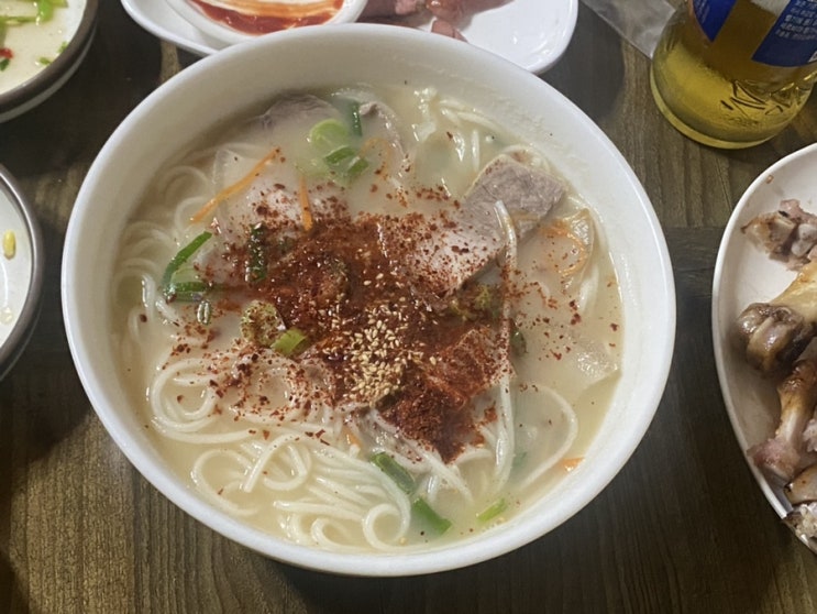  모슬포호텔 체크인 그리고 모슬포 맛집 미림에서 고기국수를(day3-2)