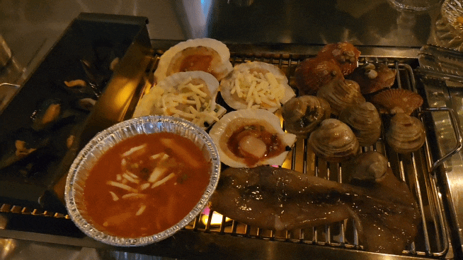  부천역 맛집 술집 하와이조개구이 전골 리뷰