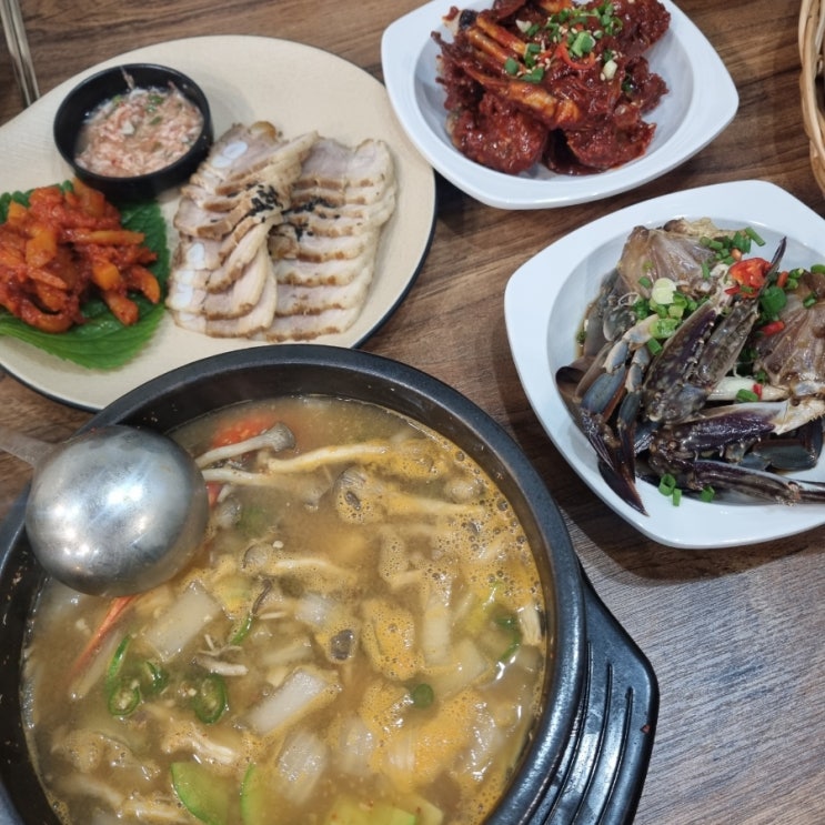  안산 성포동맛집 가족외식으로 딱인 꽃게랑보리밥
