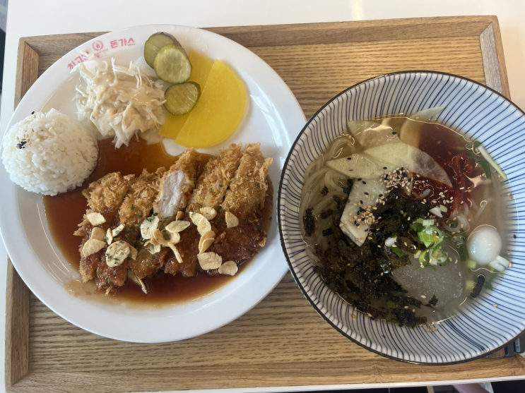 구로 개봉 돈가스 맛집 마늘돈가스가 맛있는 최고당돈가스/후식으로 커피까지