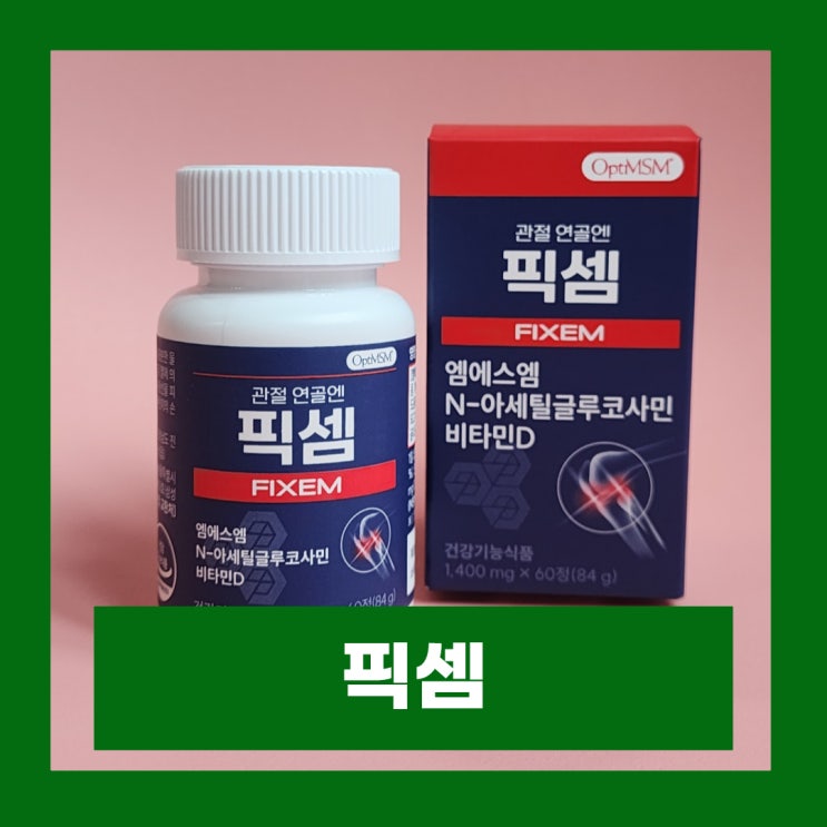  MSM 식이유황 MSN관절영양제 픽셈 추천