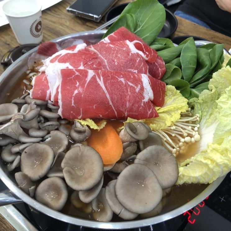  인천도림동맛집 오봉산칼국수 만두 샤브칼국수 찐맛탱