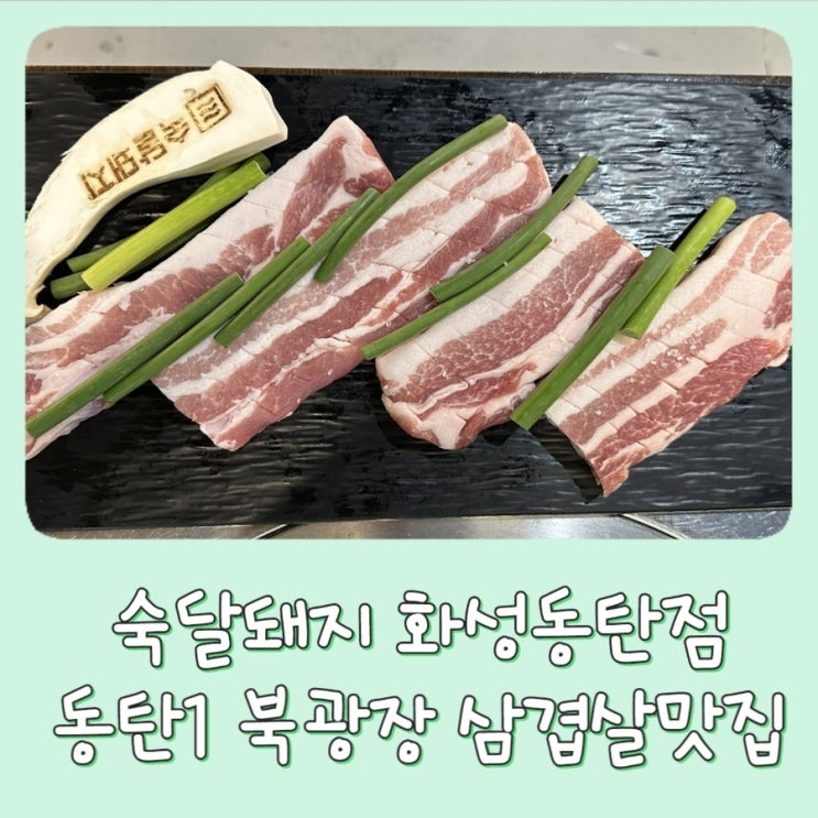  [동탄 북광장] 숙달돼지 화성동탄점 - 삼겹살 맛집 , 동탄고기집 회식 리뉴얼 오픈