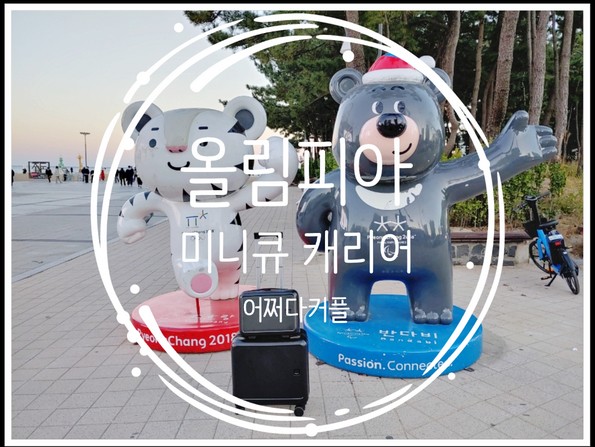  올림피아 18인치 캐리어 미니큐로 여행 기분 제대로 냈어요