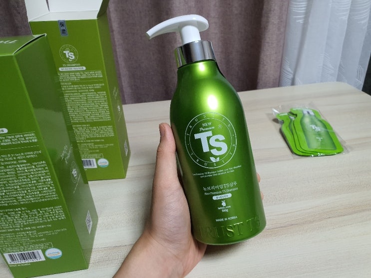 TS 뉴프리미엄 TS 샴푸 500g 탈모케어 리뷰