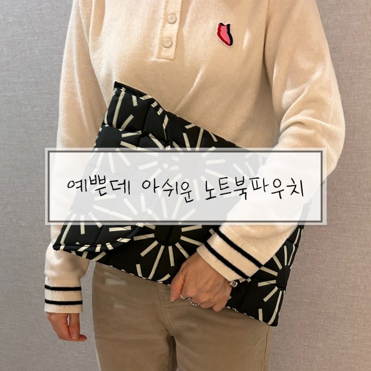  드롭드롭드롭 파우치 노트북 아이패드 맥북 13인치 후기