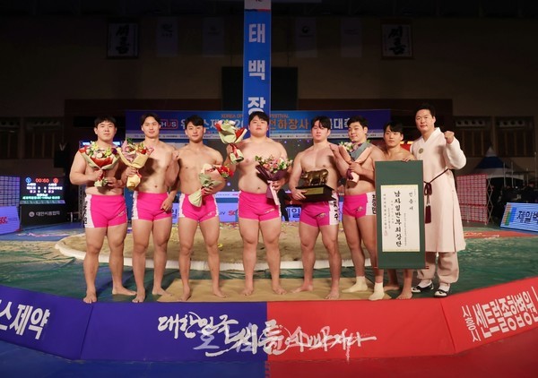  영암군민속씨름단 2관왕, 2023 천하장사씨름대축제 유종의 미