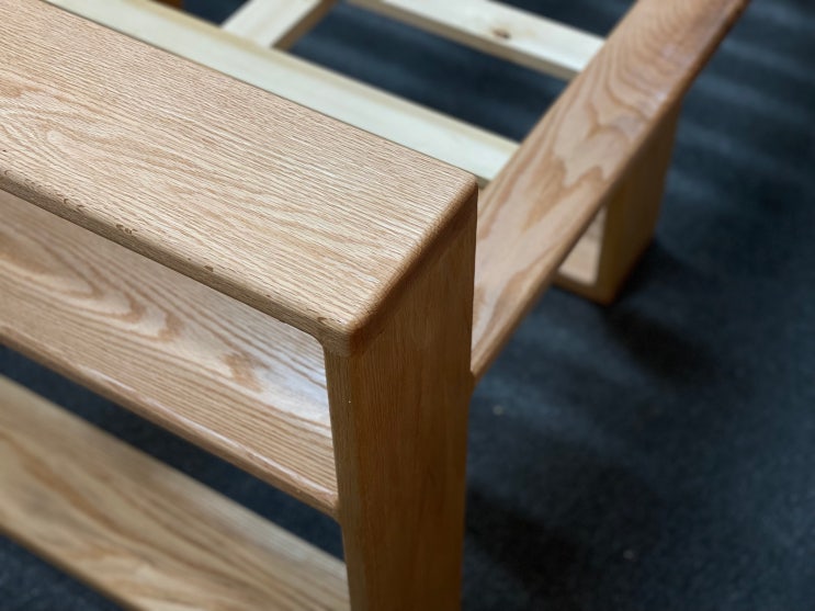  Red oak bench / 적참나무 원목 벤치_우디터