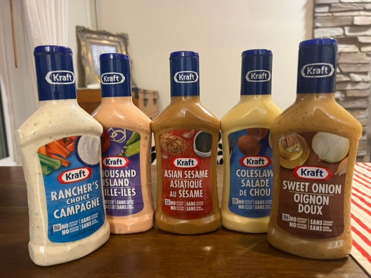  샐러드 드레싱이 필요하시면 지금이 핫딜 @safeway 그리고 본마망 밤스프레드 @ Londondrugs 핫딜 주문기
