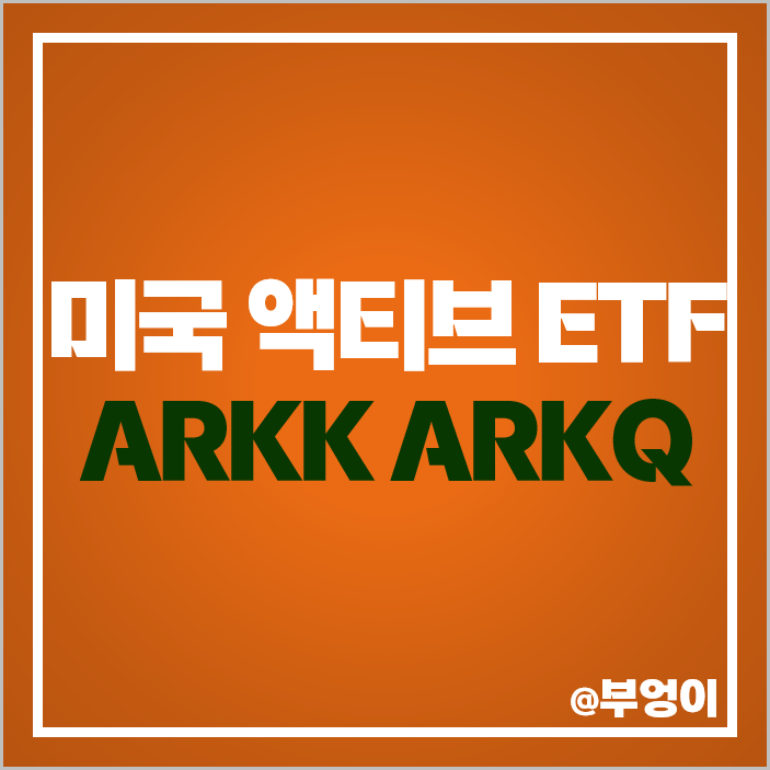 미국 액티브 ETF 캐시우드 혁신 주식 ARKK 로봇 관련주 ARKQ 미국 액티브 ETF 캐시우드 혁신 주식 ARKK 로봇 관련주 ARKQ