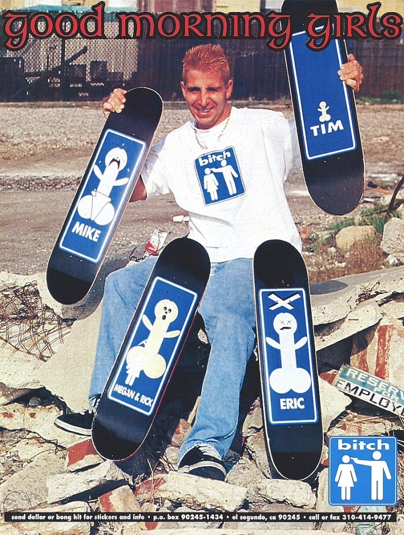 지금은 사라진 환상의 브랜드 bitch skateboards(비치 스케이트