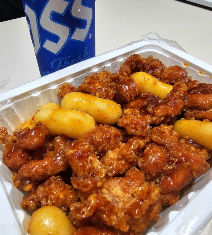  [수원 장안구맛집] 국내산 닭을 사용하는 강정에반한닭! KT 위즈파크 직관 시 간식 거리로도 제격!