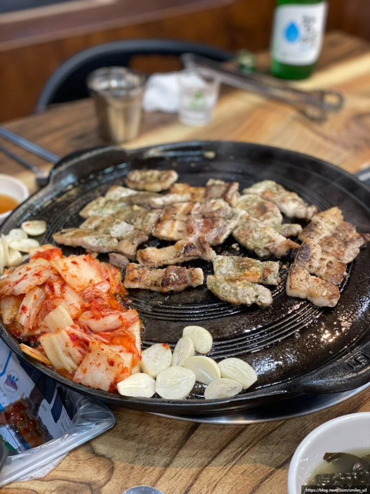  인하대역 가성비 좋은 추억의 맛집 장터삼겹살