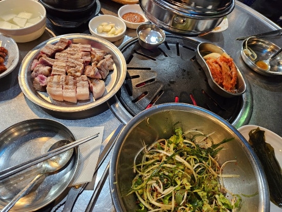  고척돔 맛집 구일동 오겹살, 삼겹살 돈구장 (내돈내산)