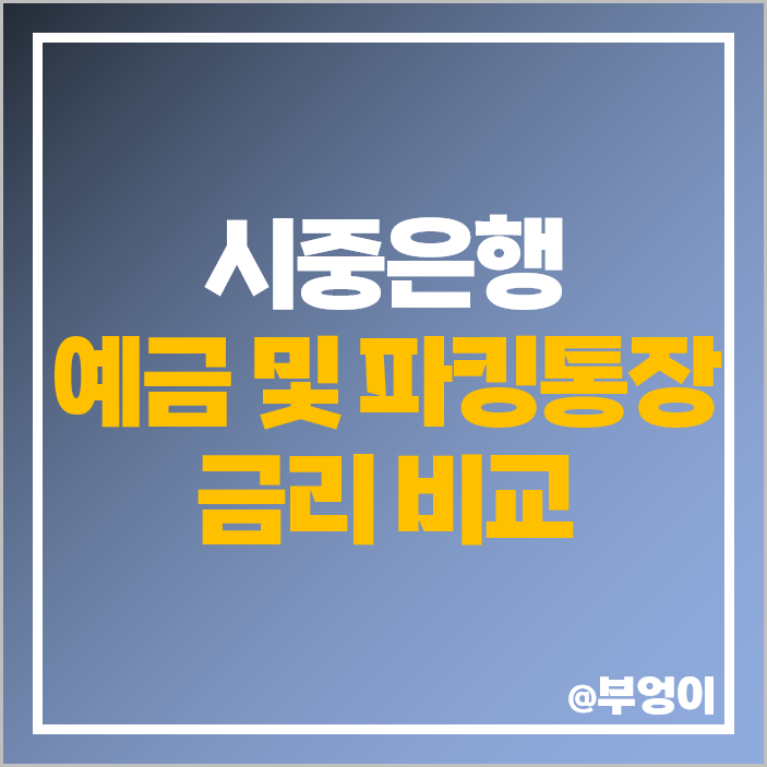 정기예금 금리 비교 파킹통장 예금 이자 높은 은행 특판 국민 신한 하나 우리 정기예금 금리 비교 파킹통장 예금 이자 높은 은행 특판 국민 신한 하나 우리