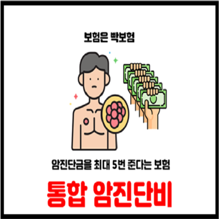 통합암진단비 보험과 암보험 보장 및 보험료 비교