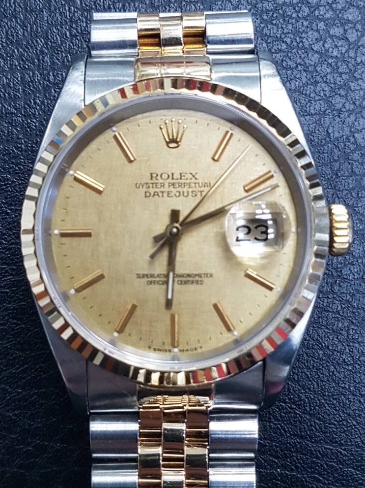  [잠실시계수리,잠실새내역시계수리] 롤렉스 시계 16233 오버홀 및 수리 (ROLEX DATE JUST)
