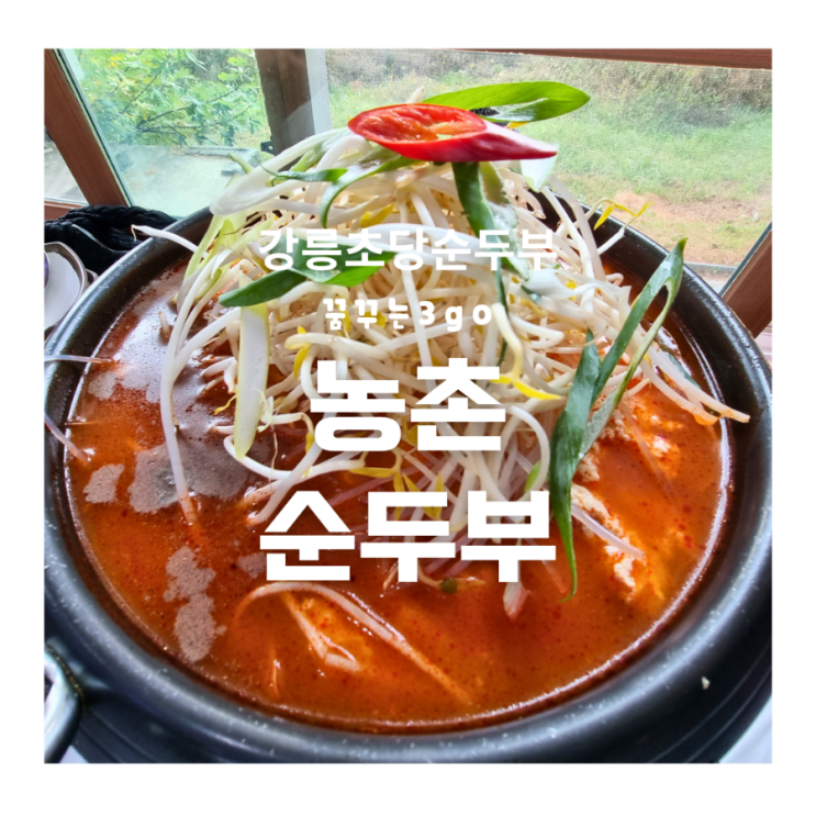  강릉 초당 순두부 마을 농촌 순두부 재방문 후기