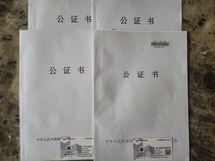  중국 무범죄증명 발급