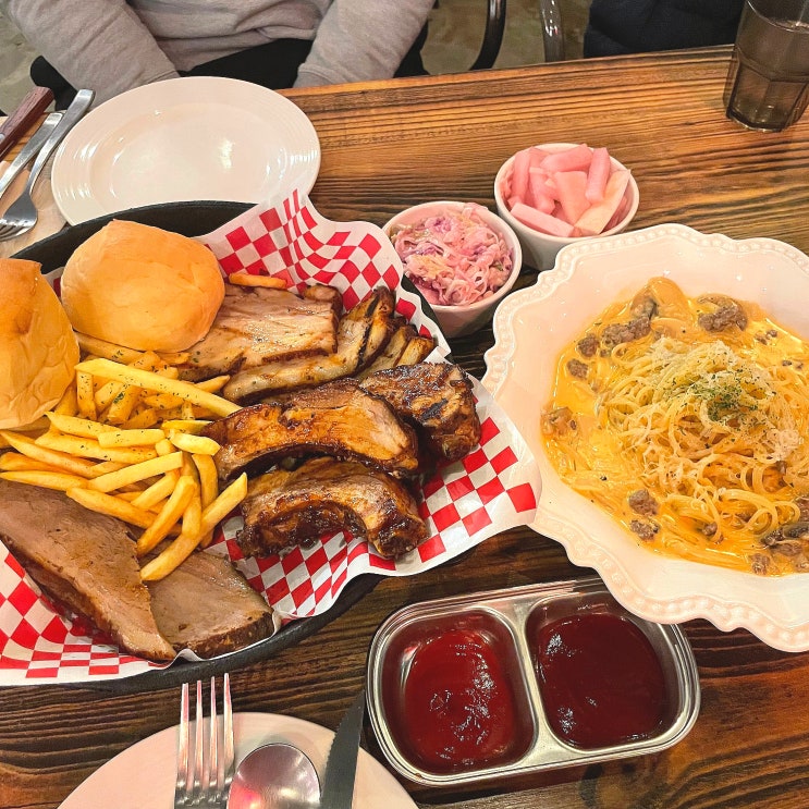  용인 둔전 바베큐 맛집 / 러스틱스모크하우스에서 데이트