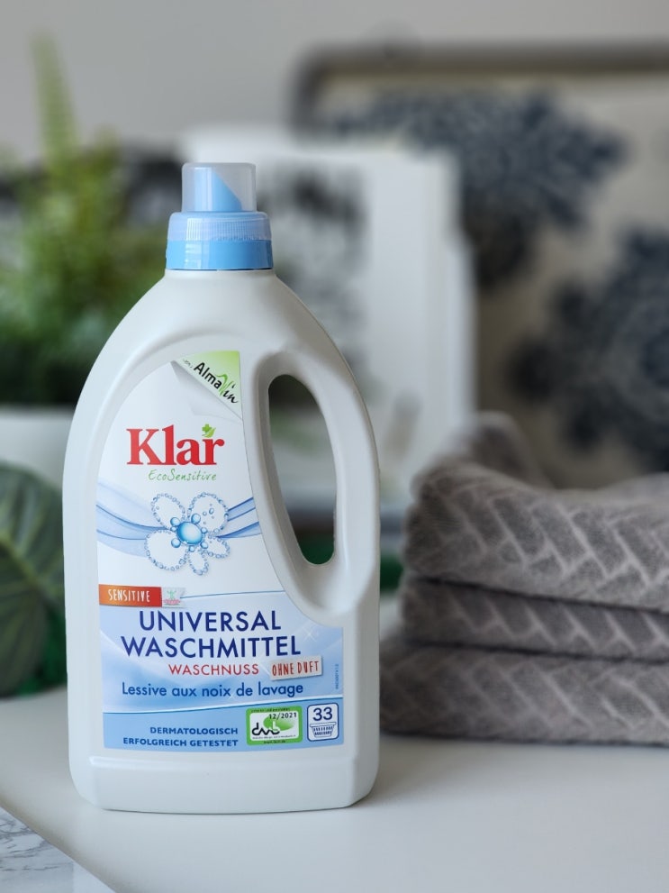 독일 친환경 빨래 세제 클라 Klar 무향 액상 세탁세제 추천