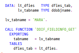  [율밥퍼] SAP ABAP - TABLE FIELD정보 가져오는 방법 (FUNCTION)