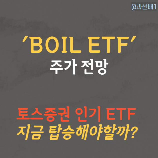  BOIL 주가 전망과 레버리지 투자 -40% 썰