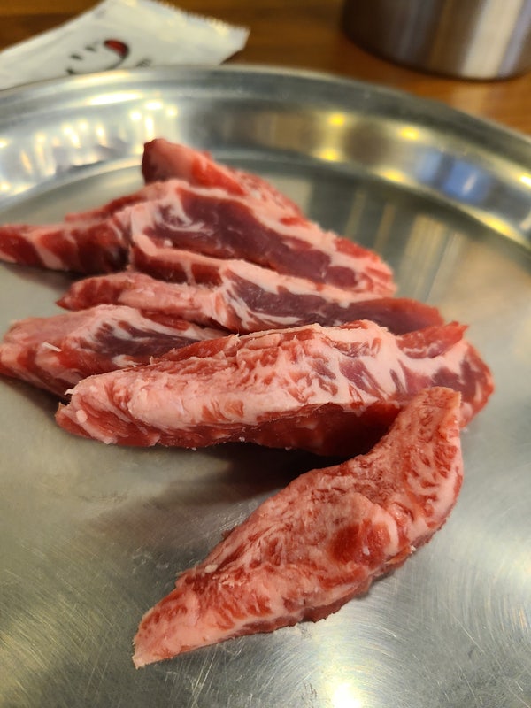  제주시 소고기 특수부위 숯불 가성비 맛집 인제 착한소21