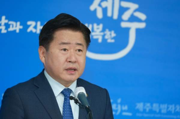 <b>오영훈 제주지사</b> 징역 1년6개월 구형..공직사회 술렁
