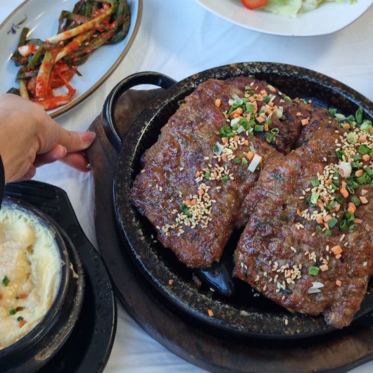  보성 녹차밭 맛집 보성녹차떡갈비원조 보성 녹차 떡갈비 정식
