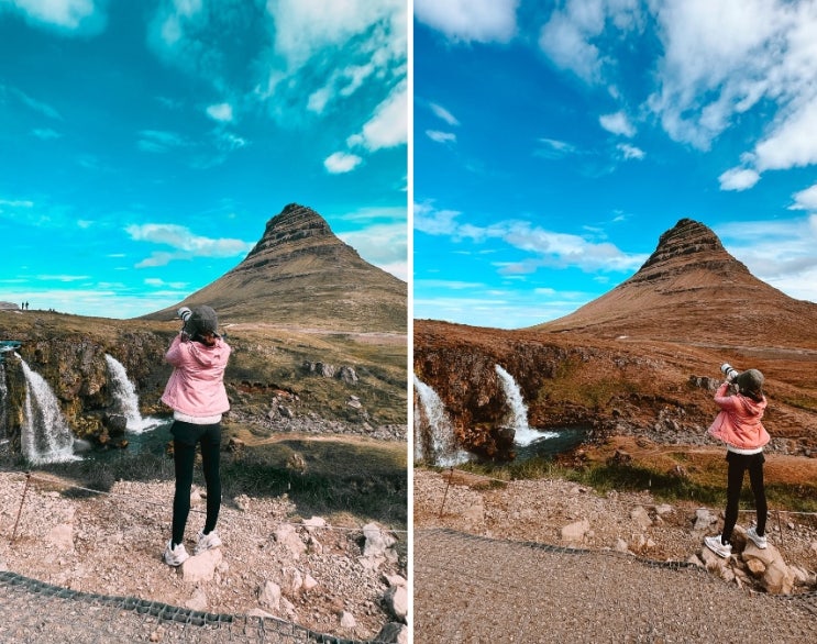 북유럽 여행 아이슬란드 스네이펠스네스 반도 키르큐펠(Kirkjufell) 화살촉산
