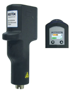  전동 크림퍼 디캐퍼 / Electronic Crimper & Decapper / RESTEK 레스텍 / OLED 화면 대형 배터리 오랜 배터리사용 / 23234 23237
