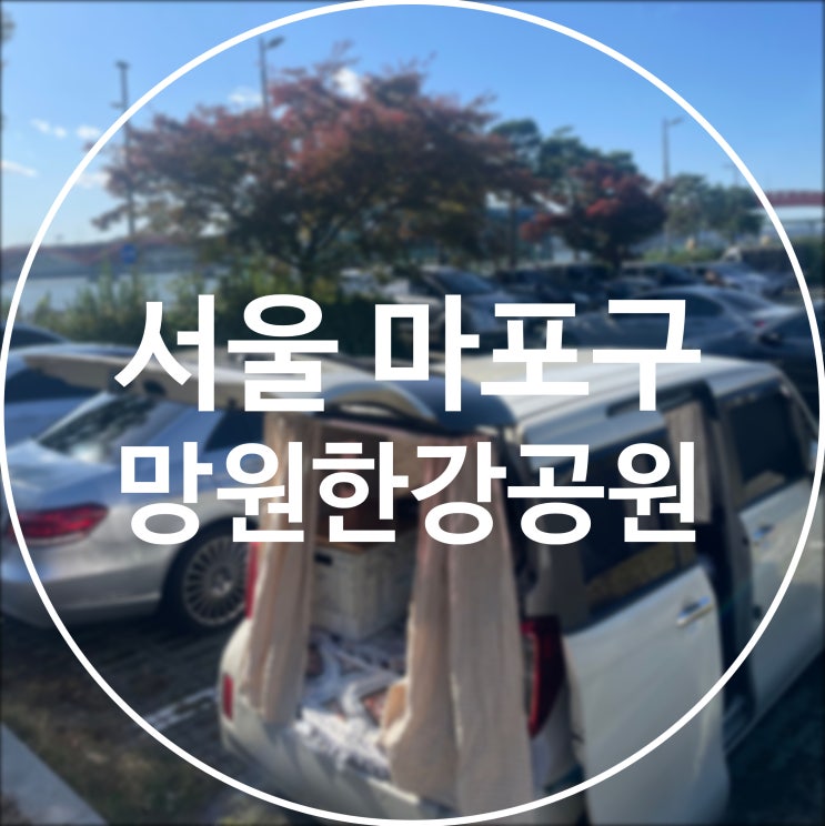  [서울 마포구] 망원한강공원 차박/차크닉 - 망원시장과 함께