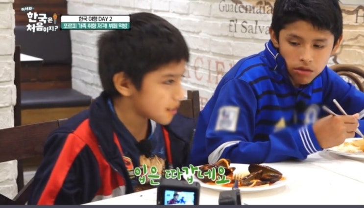  포르피 주니어 뷔페 홍합 먹방