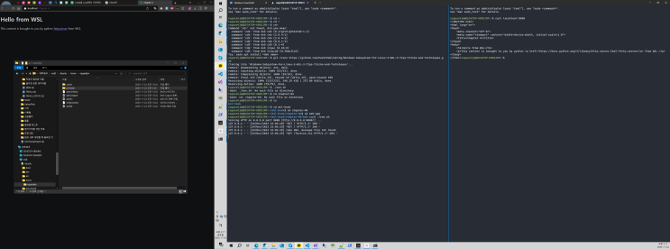WSL2를 익히며... WSL2를 익히며...