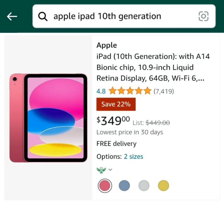  블랙 프라이데이 아이패드(Black Friday IPad Deal)