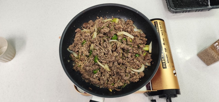 요리하다 양념 소불고기 먹고 볶음밥까지 간편한 밀키트