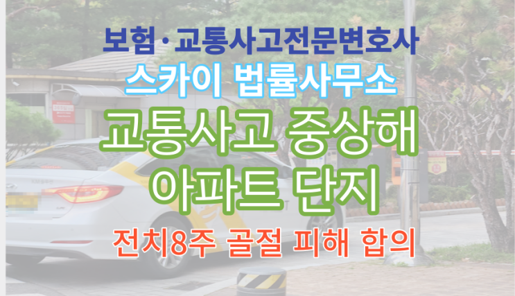  [교통사고전문변호사 스카이] 전치8주 피해 _요추 압박골절_교통사고 피해 합의 전문_상해8주 교통사고무료상담_인천 광명 시흥 평택 변호사