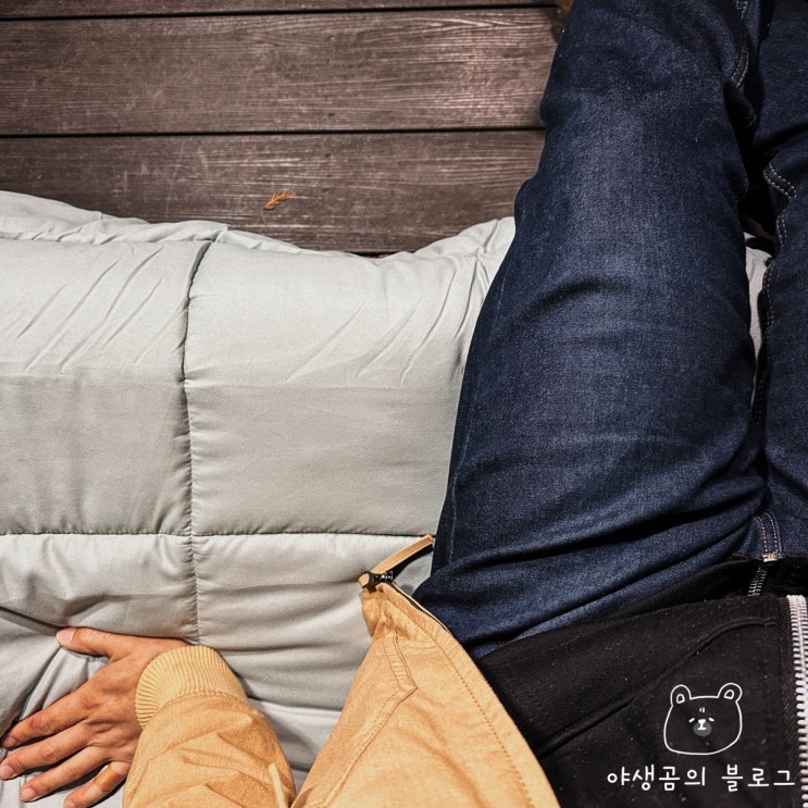  캠핑용이불 찾는다면 따뜻한 글램피크 캠핑이불과 USB전기요