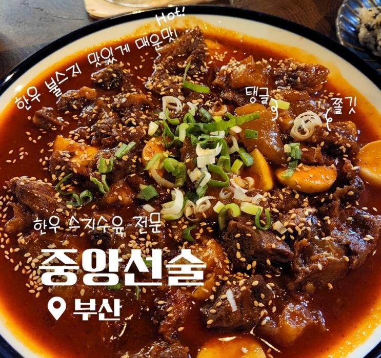  서면 단체 술집 중앙선술 연말모임 하기 좋은 안주 맛집(스지수육 필수)